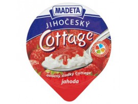 Madeta Чешский творог со вкусом клубники 150 г